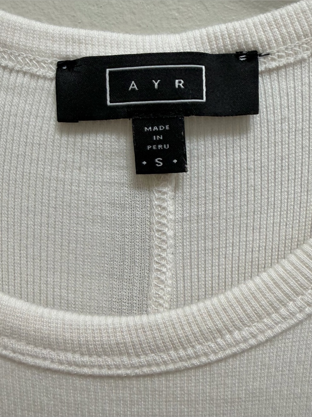 AYR The Moderne Ribbed Midi Maxi Dress Short Sleeve Crewneck Side Slit - Picture 12 of 12